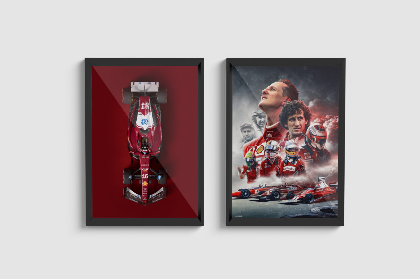 2 Tableaux F1 ferari