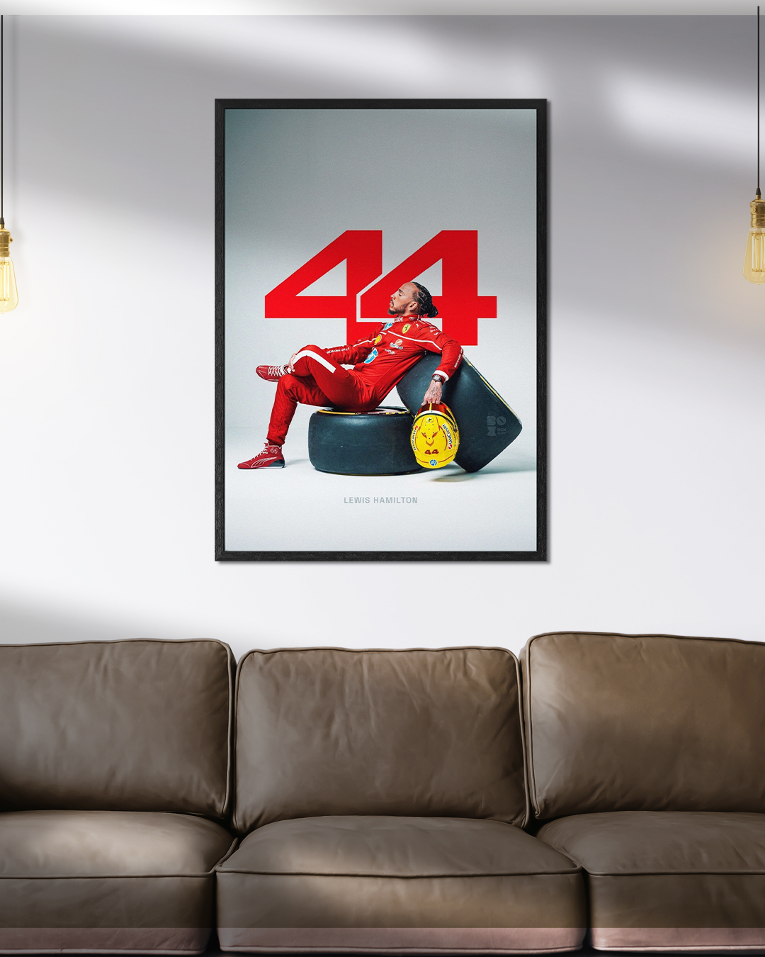 Tableau lewis hamilton ferrari
