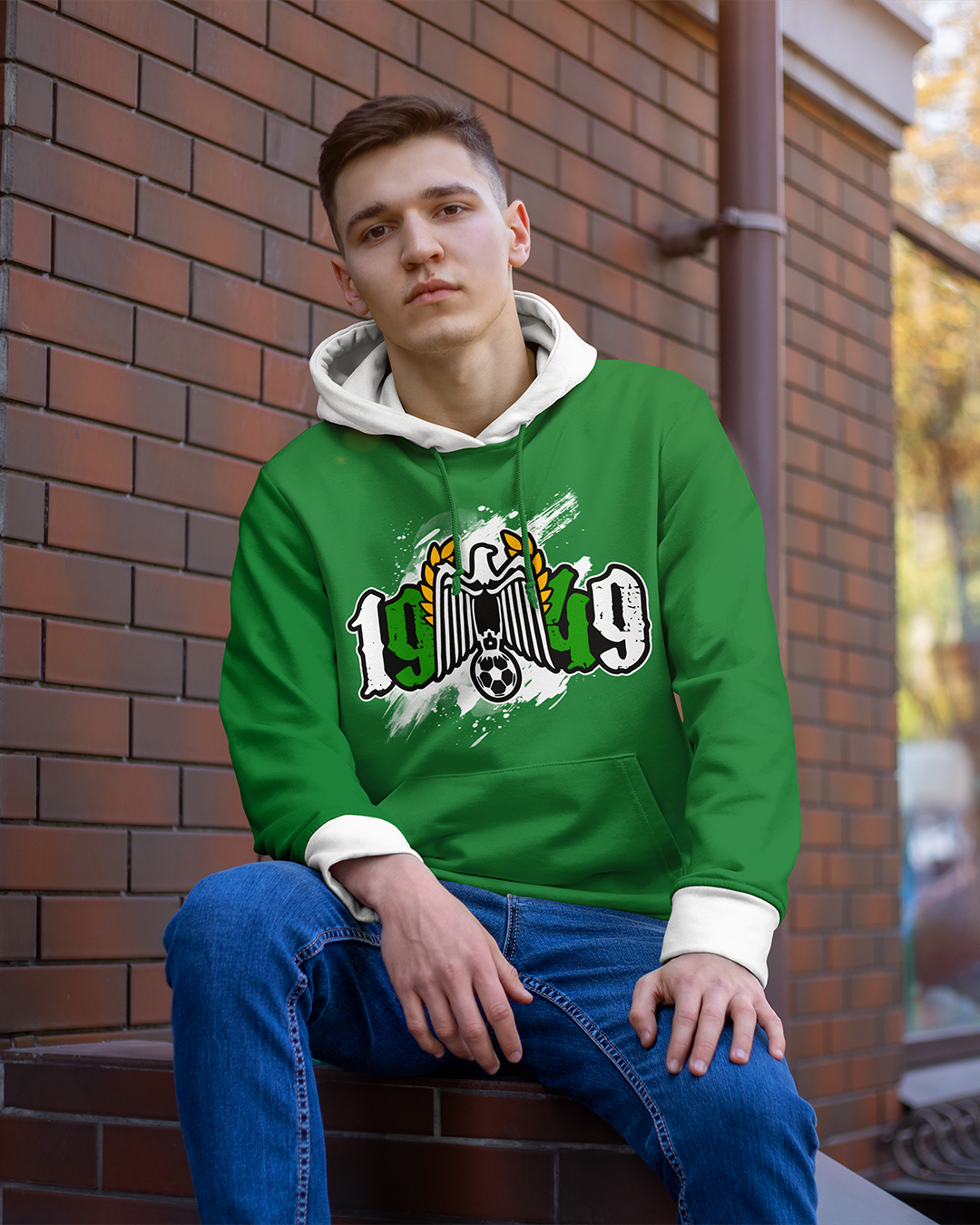 hoodie raja vert