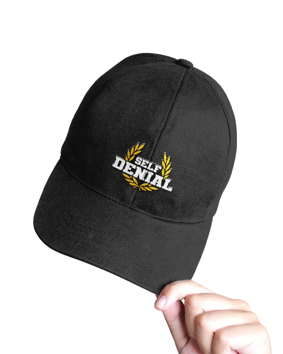 Casquette self denial noir